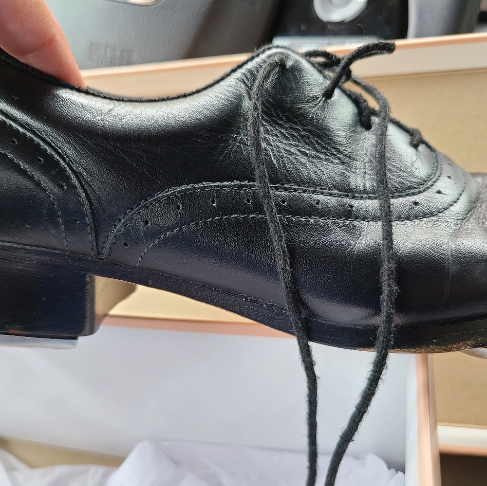 Jason Samuel "J-Sams" Black Tap Shoes Size 7